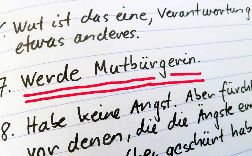 Politische Merksätze (morgens und abends zu verinnerlichen)